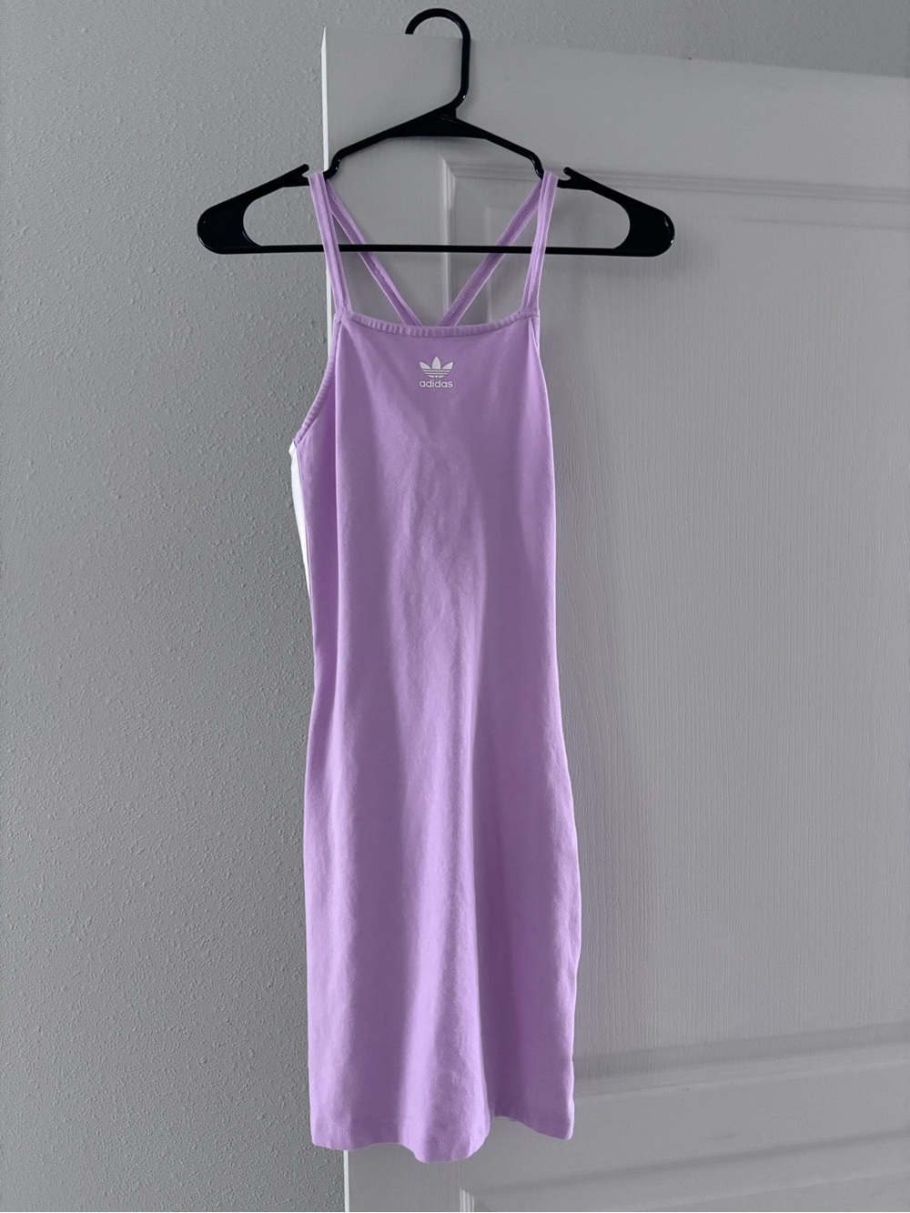 adidas Lilac Strappy Midi Dress